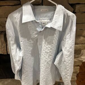 BKE Light Blue Slim Fit Shirt